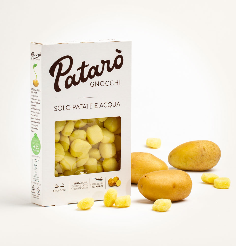 gnocchi di solo patate e acqua con gorgonzola