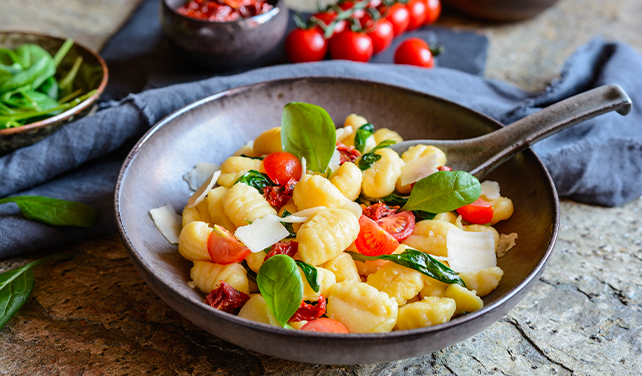 gnocchi condimento fresco