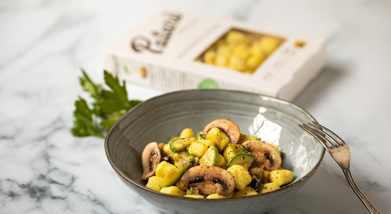 gnocchi vegani con verdure
