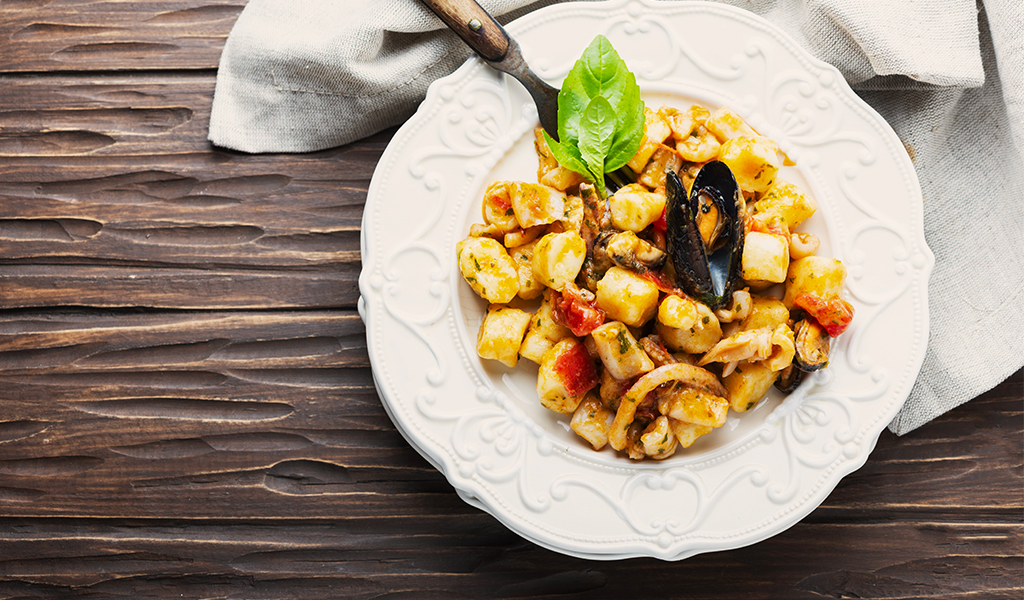 gnocchi al sugo di pesce