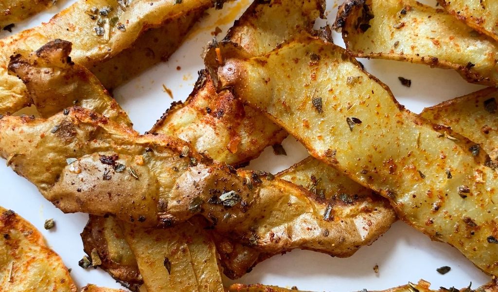 bucce di patate fritte