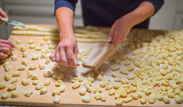 come rigare gli gnocchi