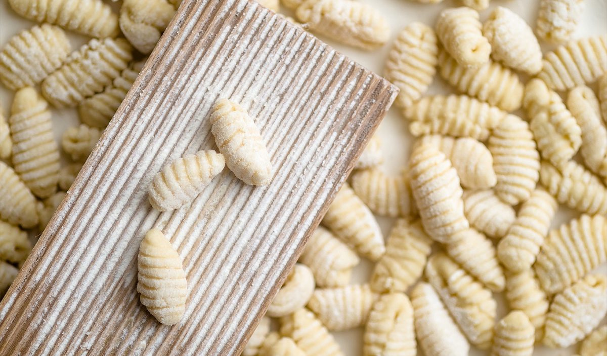 come si rigano gli gnocchi