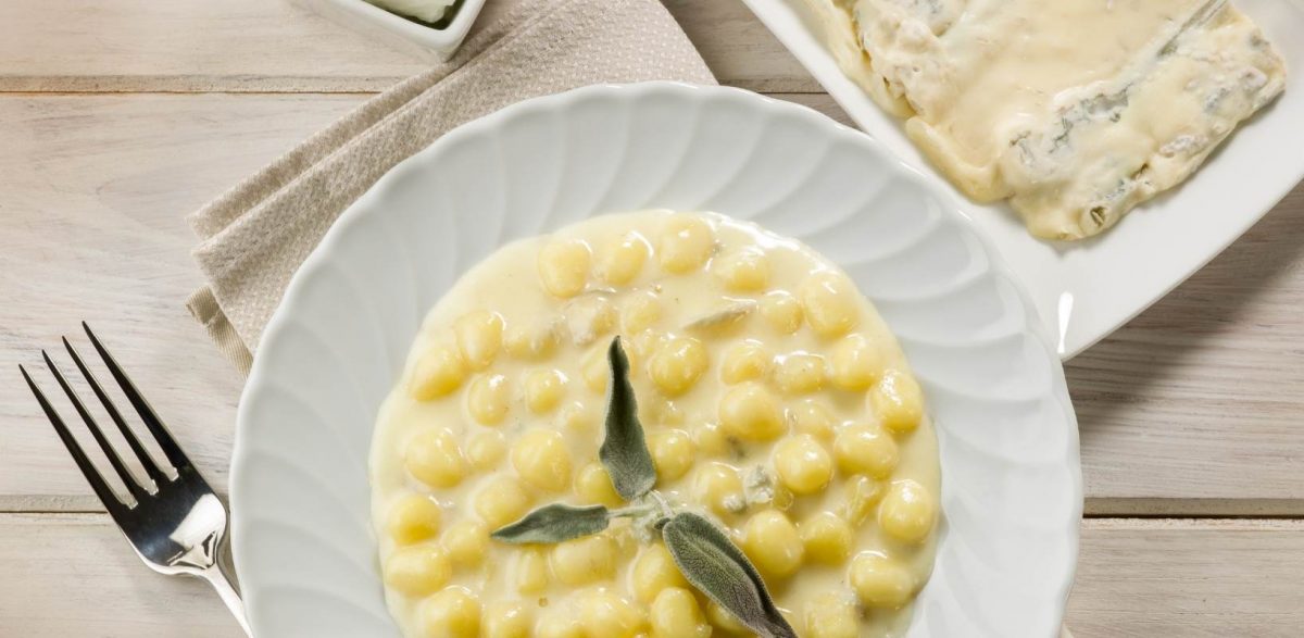 sugo ai formaggi per gnocchi di patate
