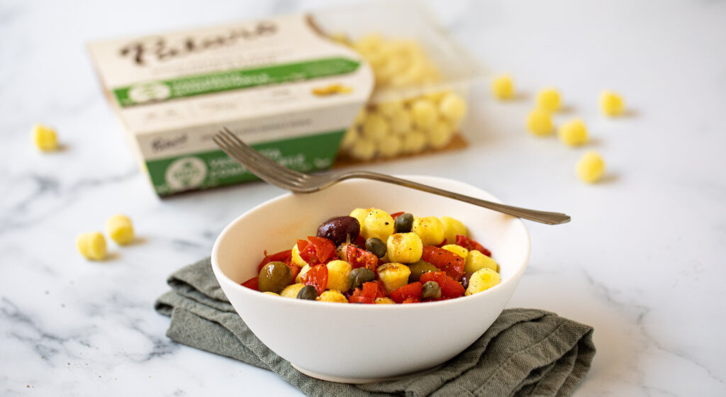 gnocchi vegetariani alla mediterranea