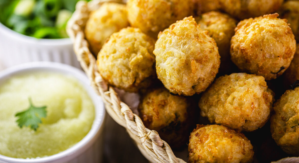 Gnocchi finger food