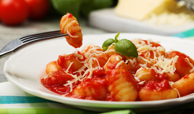 condire gli gnocchi in modo leggero