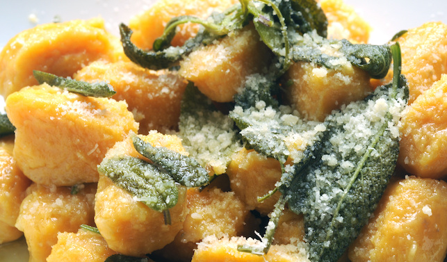 gnocchi di patate dolci condimento cover