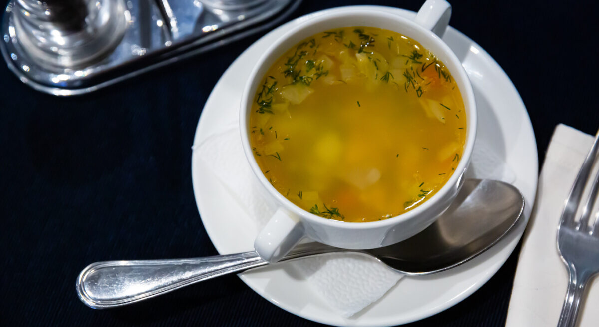 zuppa di gnocchi di patate