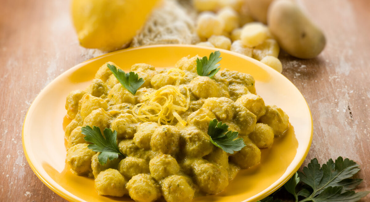 gnocchi di patate al limone