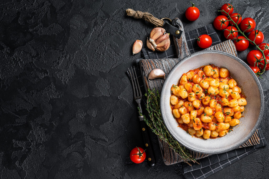 gnocchi di patate dolci vegani